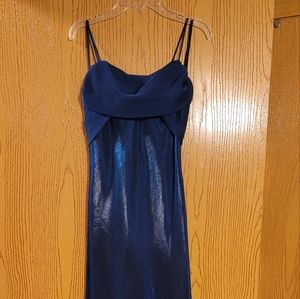 Betsy & Adam Blue Prom Dress 2P